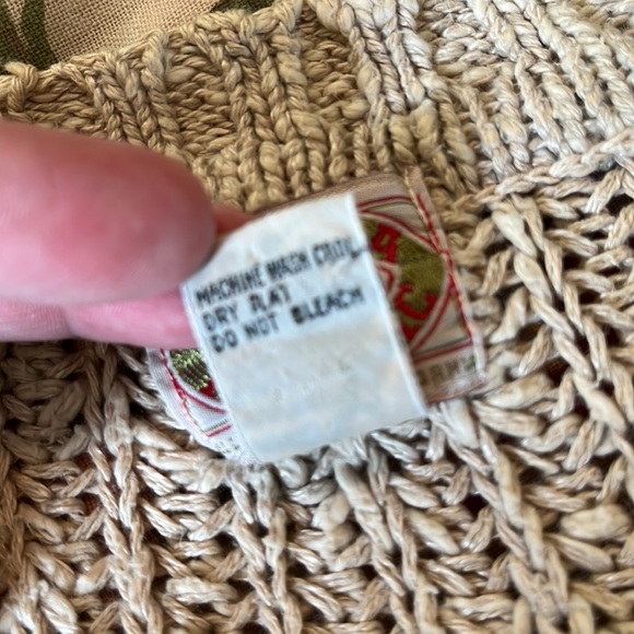 Vintage 80s BANANA REPUBLIC Size Medium Classic Cableknit Vest Linen & Cotton - Picture 11 of 16